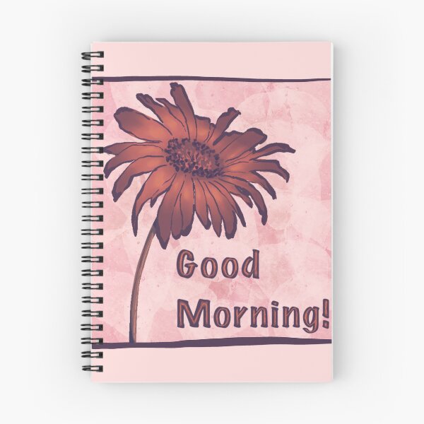Item preview, flor rosa buenos dias designed and sold by Fransyn.