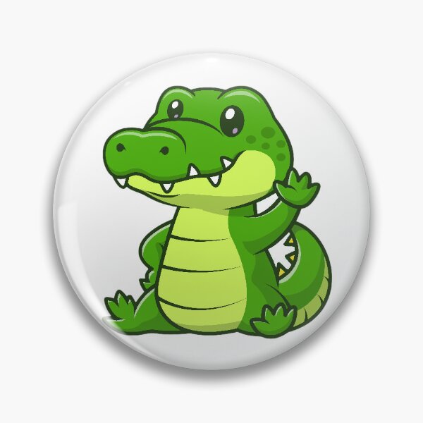 Item preview, Cute Alligator Crocodile designed and sold by For the Unserious Girlies.