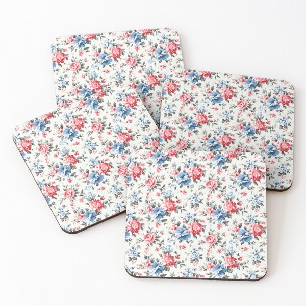 Item preview, Red White and Blue Patriotic Shabby Chic Floral  designed and sold by VintageFlorals.