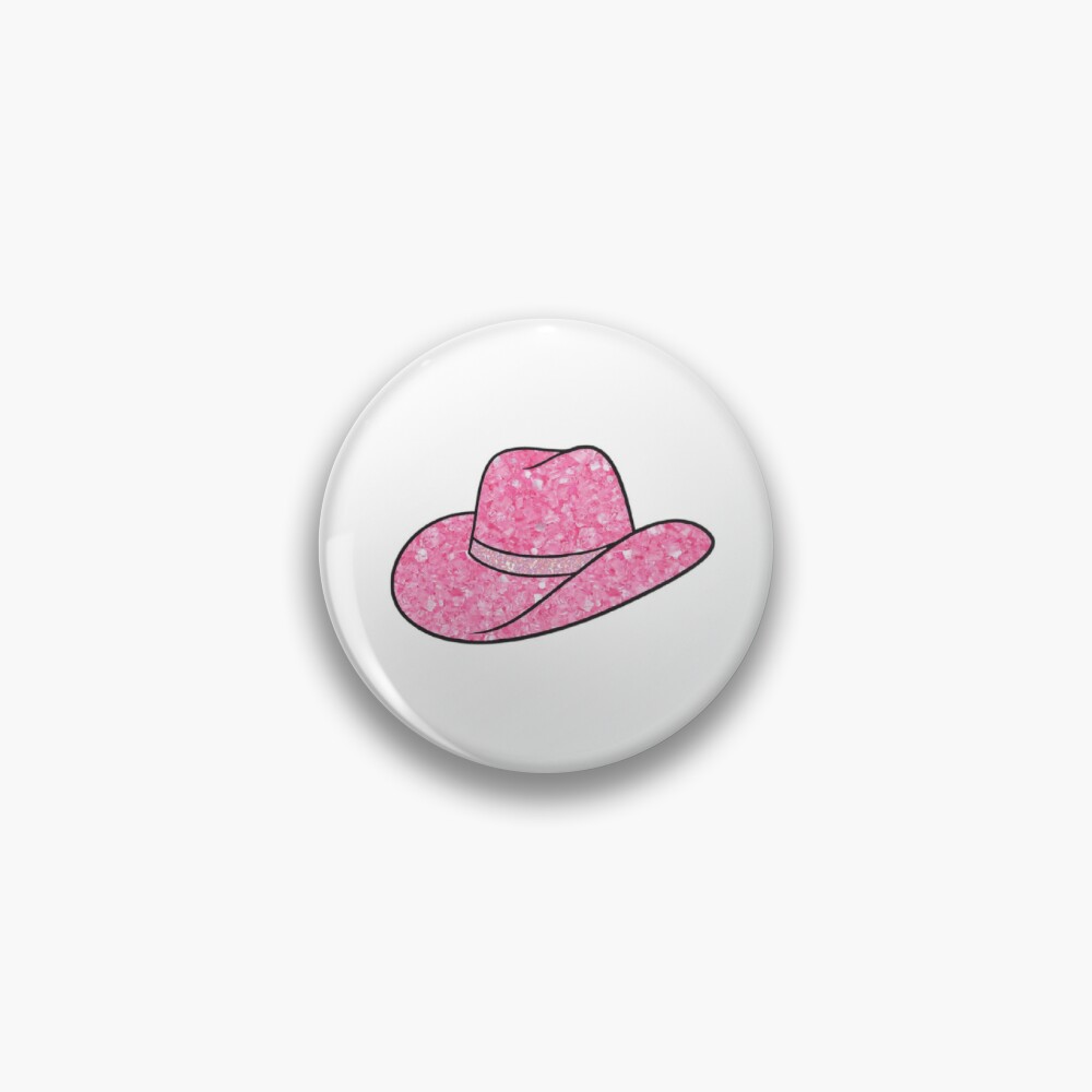 Pink Cowboy Hat Yeehaw Pin for Sale by Chloewu