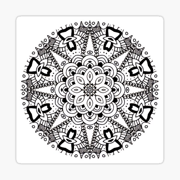 DIY Mandala Coloring Pattern - Color Your World - Create Your Own