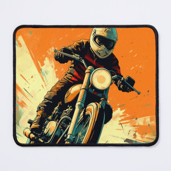 Item preview, Revolutionary Ride: Shepard Fairey-inspired Motorcycle Man designed and sold by lg whittaker.