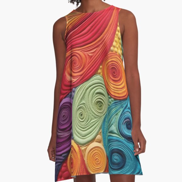 AsoEbi Ankara A-Line Dress