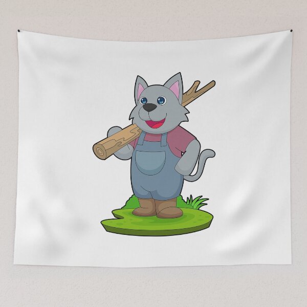 Item preview, Cat Farmer Tree trunk designed and sold by Snabdesign84.