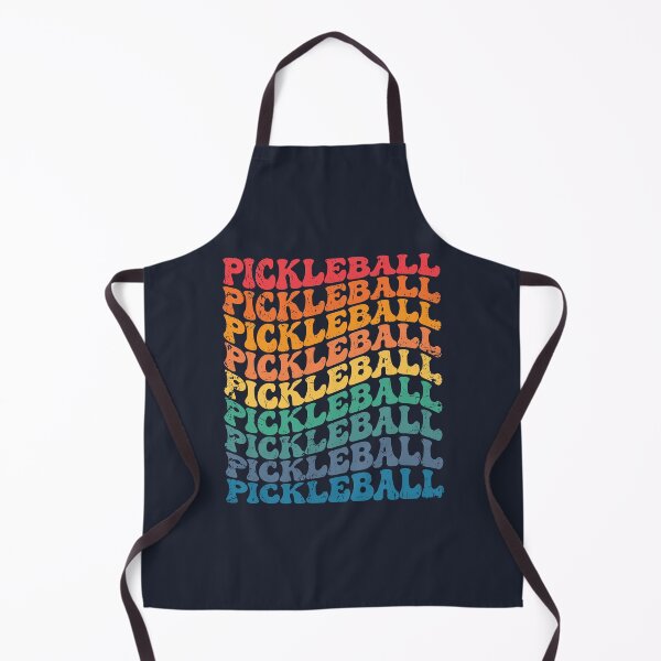 Item preview, Pickleball Retro Color Repeat Text designed and sold by SweetLog.