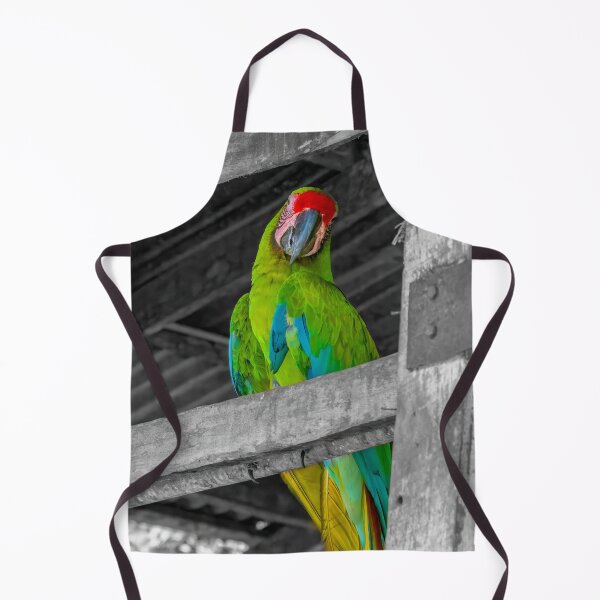 Item preview, Green Macaw Parrots in a Barn designed and sold by SafariByMarisa.