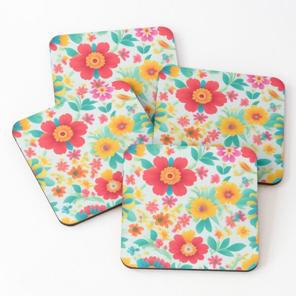 Item preview, Retro floral patterns designed and sold by DADA635.
