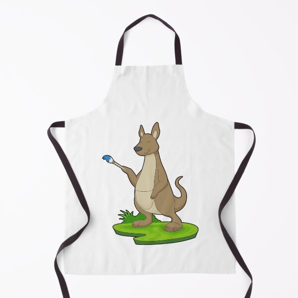 Item preview, Kangaroo Painting Paint brush designed and sold by Snabdesign84.