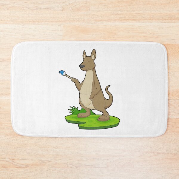 Item preview, Kangaroo Painting Paint brush designed and sold by Snabdesign84.
