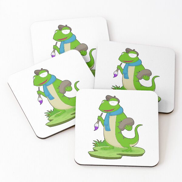 Item preview, Lizard Painting Paint brush designed and sold by Snabdesign84.