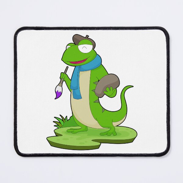 Item preview, Lizard Painting Paint brush designed and sold by Snabdesign84.