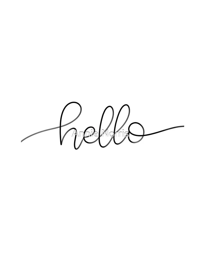 Thumbnail 4 of 4, Samsung Galaxy Phone Case, hello designed and sold by Annie Norris.
