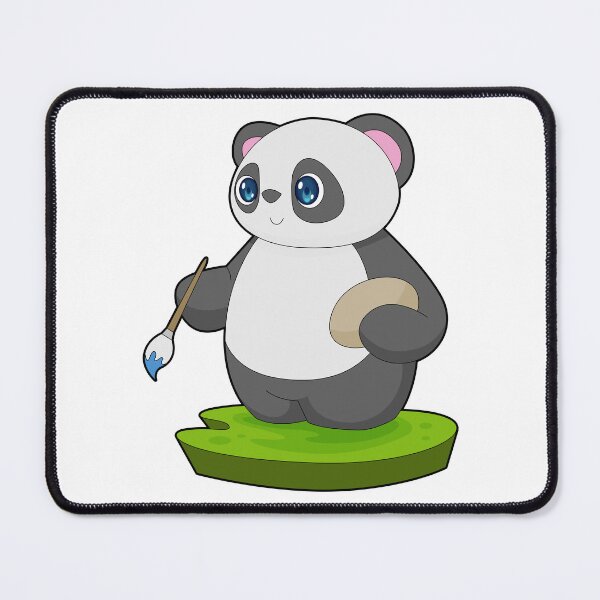 Item preview, Panda Painting Paint brush designed and sold by Snabdesign84.