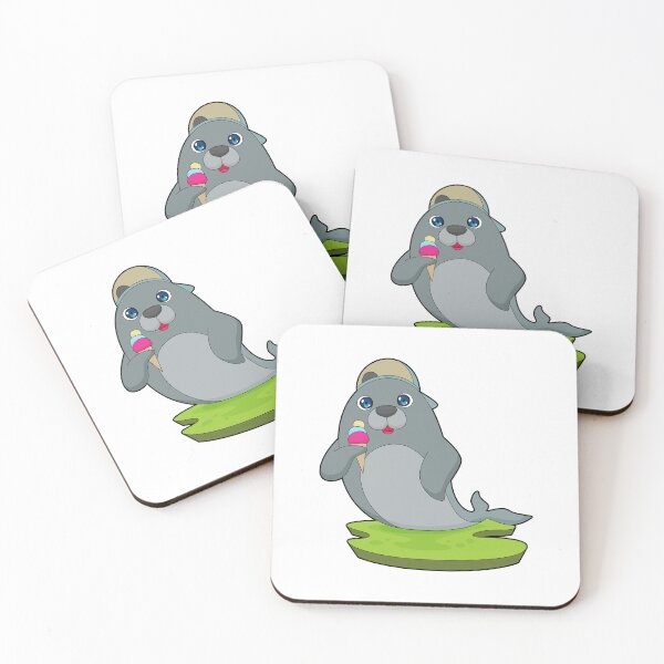 Item preview, Seal Ice cream cone designed and sold by Snabdesign84.