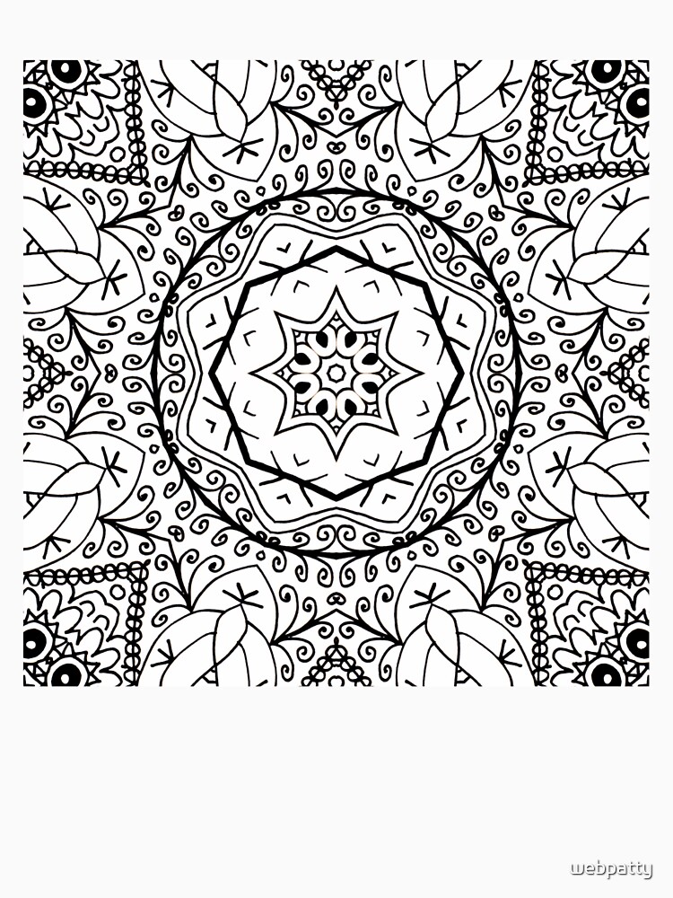 DIY Color Your Own Products - Mandala Adult Coloring Book Idea Spiral  Notebook for Sale by webpatty