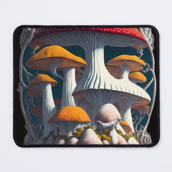 Item preview, "Amanita Gemmata Gemstone Journey" designed and sold by Transelasticart.