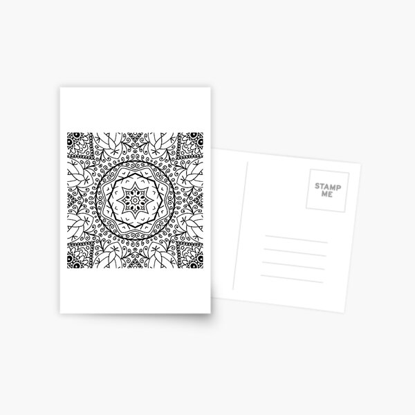 DIY Color Your Own Products - Mandala Adult Coloring Book Idea