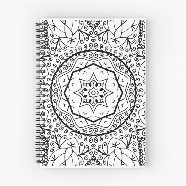 Item preview, DIY Color Your Own Products - Mandala Adult Coloring Book Idea designed and sold by webpatty.