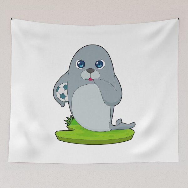 Item preview, Seal Soccer player Soccer designed and sold by Snabdesign84.