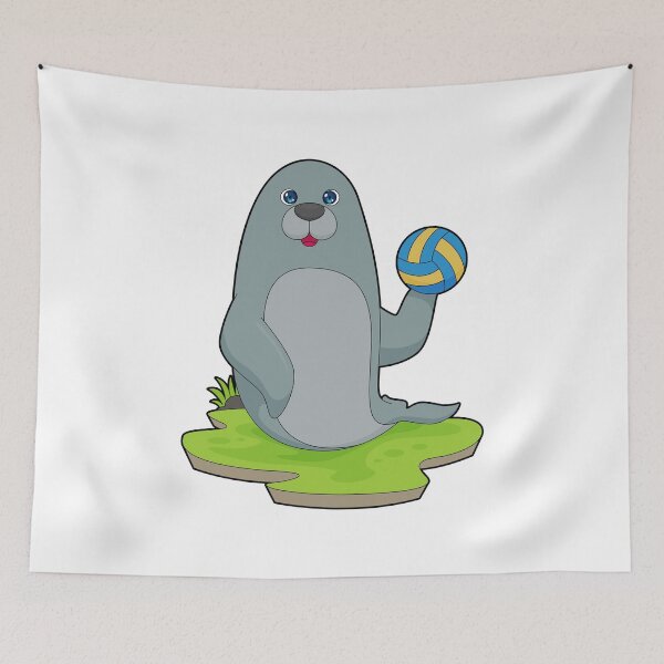 Item preview, Seal Volleyball player Volleyball designed and sold by Snabdesign84.