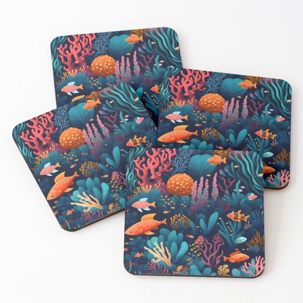 Item preview, Curious Creatures of the Deep designed and sold by Pattern Oasis.