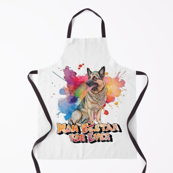 Item preview, German Shepherd dog, Mon Bestah for ever, for guard dog lovers, in French designed and sold by isaweb.