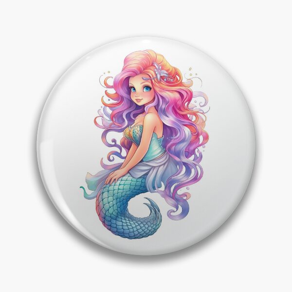 Item preview, Watercolour Mermaid designed and sold by UtterlyCutterly.