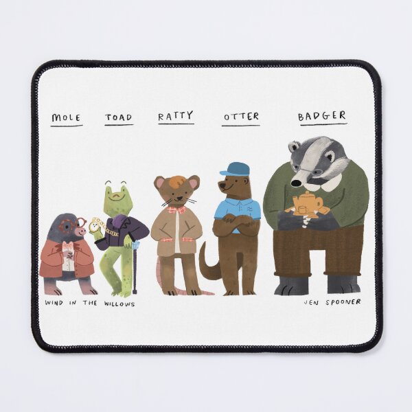Item preview, Wind in the Willows Characters designed and sold by jmsillustrates.