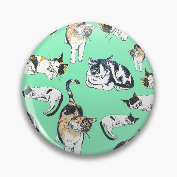 Item preview, green greek cats designed and sold by Anna Rivet.