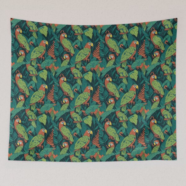 Item preview, Parrot pattern designed and sold by Benszpatterns.
