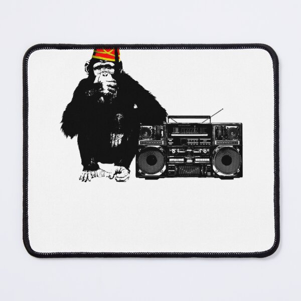 Item preview, Monkey with Fez and Boombox designed and sold by MeteorArtShop.
