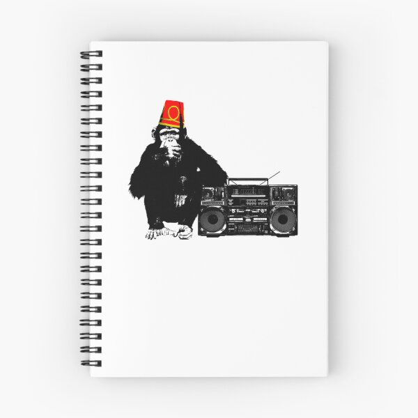 Artikelvorschau, Affe mit Fez und Boombox entworfen und verkauft von MeteorArtShop.