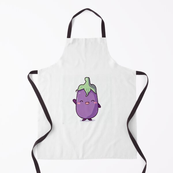 Item preview, Kawaii Eggplant, Cute Eggplant designed and sold by FantasyStudio.