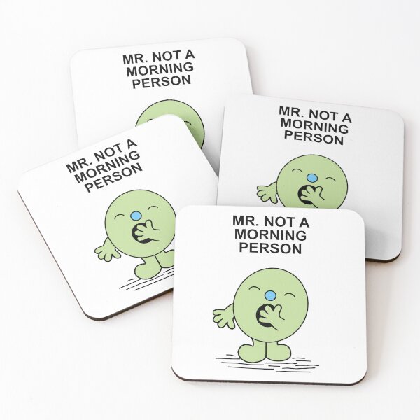 Item preview, Mr. Not a Morning Person designed and sold by Scat the cat.