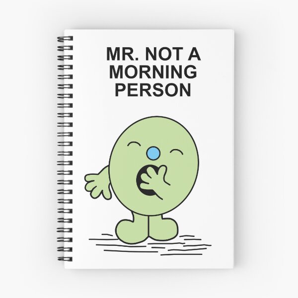 Item preview, Mr. Not a Morning Person designed and sold by Scat the cat.