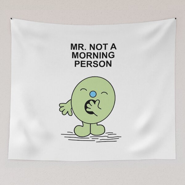Item preview, Mr. Not a Morning Person designed and sold by Scat the cat.