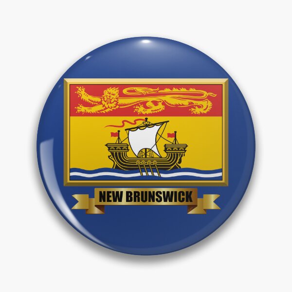 Item preview, NEW BRUNSWICK Flag Gifts, Masks, Stickers & Goodies (N) designed and sold by mpodger.