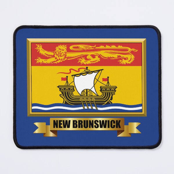 Item preview, NEW BRUNSWICK Flag Gifts, Masks, Stickers & Goodies (N) designed and sold by mpodger.
