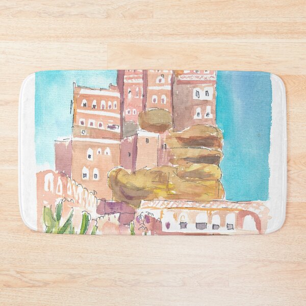 Item preview, Dar al-Hajar historic Rock Palace near Sanaa Yemen designed and sold by artshop77.