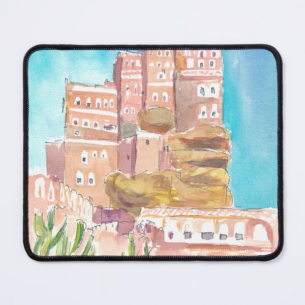 Item preview, Dar al-Hajar historic Rock Palace near Sanaa Yemen designed and sold by artshop77.