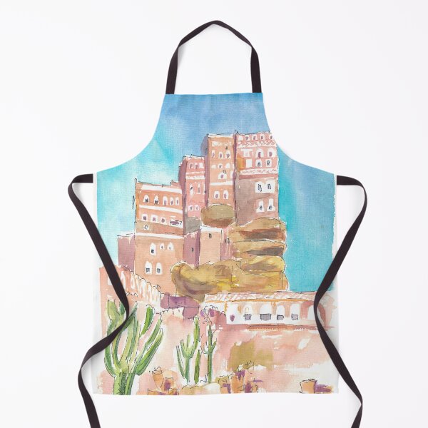 Item preview, Dar al-Hajar historic Rock Palace near Sanaa Yemen designed and sold by artshop77.