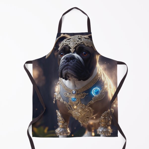 Aperçu de l'œuvre Boxer avec bijoux Art inspiré par les races de chiens créée et vendue par CDC40.