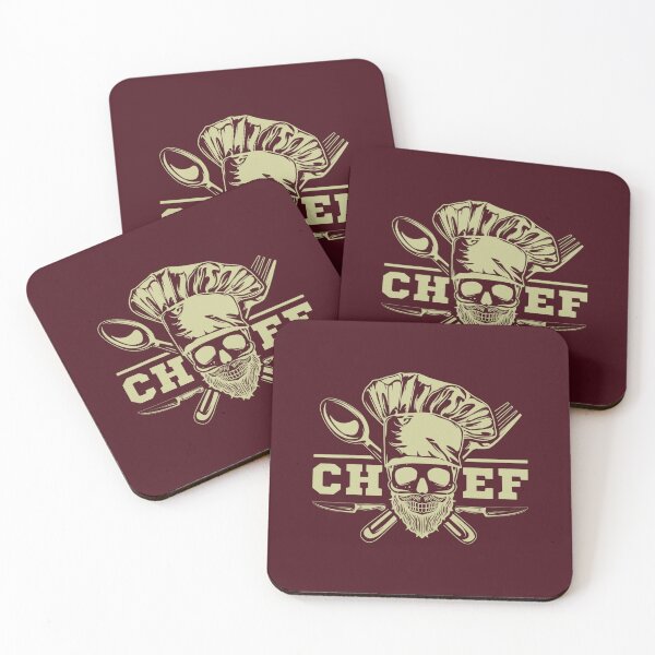 Item preview, Chef Grill Skull Beard Cook Kitchen Tattoo Cooking Hat 	 		 designed and sold by hvsrnzsipt47.