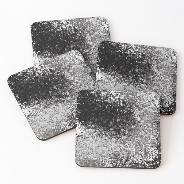Item preview, black and white splatter designed and sold by Strawberry-Cart.