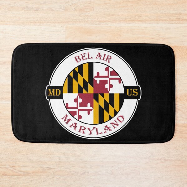 Item preview, Bel Air Maryland Flag USA Seal Stamp Badge Travel Souvenir designed and sold by TeeHome.