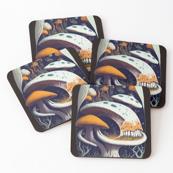 Item preview, "Psilocybe Hoogshagenii Alien Visions" designed and sold by Transelasticart.