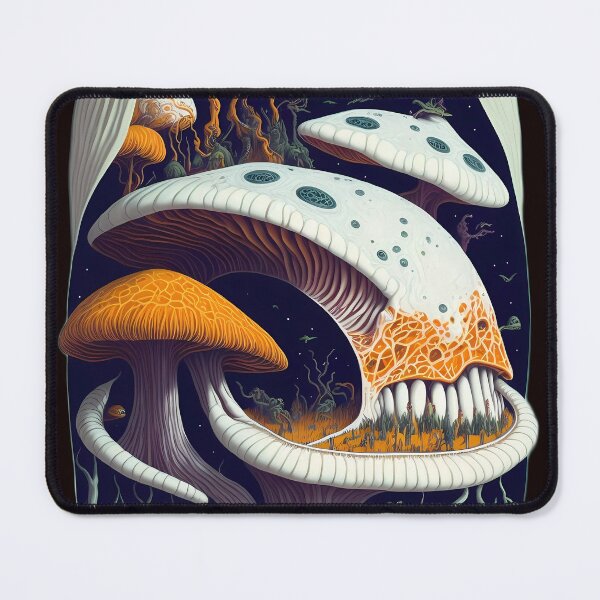 Item preview, "Psilocybe Hoogshagenii Alien Visions" designed and sold by Transelasticart.