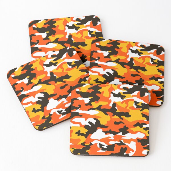 Item preview, Safety NEON Orange Woodland Arctic Style Green Camo Texture - Repeating Tiled Safety Green Camouflage Digital Digital Paper designed and sold by ChattanoogaTee.