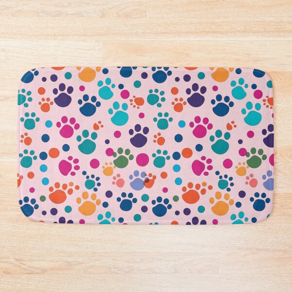 Item preview, Colorful Paws Pattern designed and sold by Hibiskusmond.