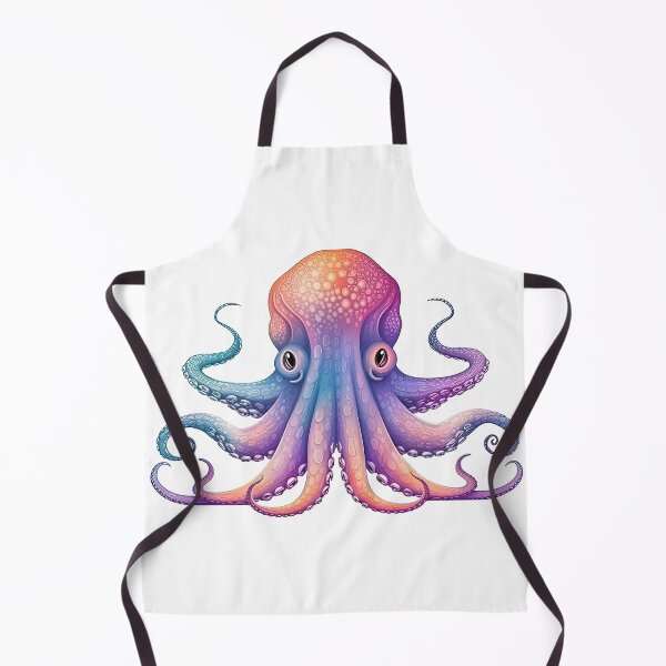 Item preview, Vivid Painterly Octopus designed and sold by UtterlyCutterly.